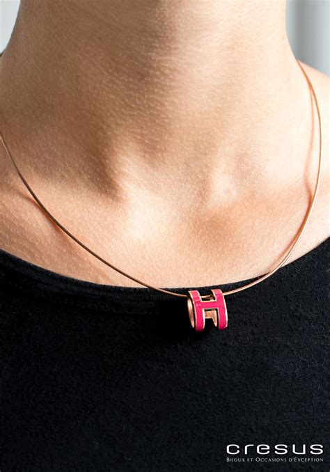 collier hermes h femme